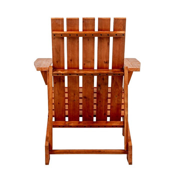 Irving Outdoor Patio Modern Acacia Wood Adirondack Chair - JONATHAN Y